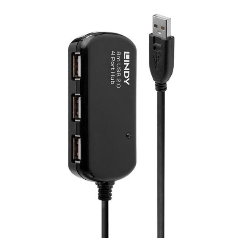8m usb2.0 active extension hub