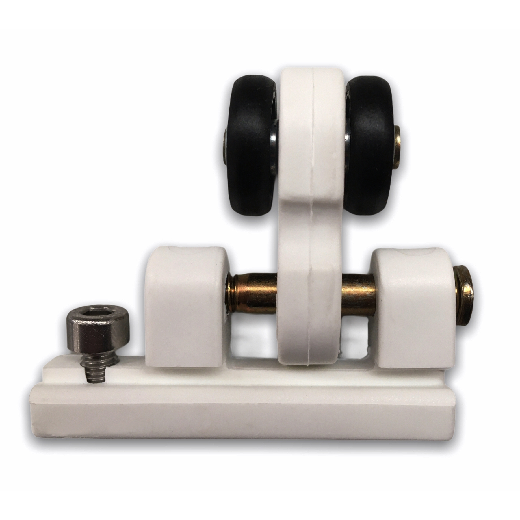 Teletoldo Polea Móvil con Rodamiento Interior para Pérgolas , Ideal para Guías con Hendidura de 10 mm y Facilidad de Movimiento