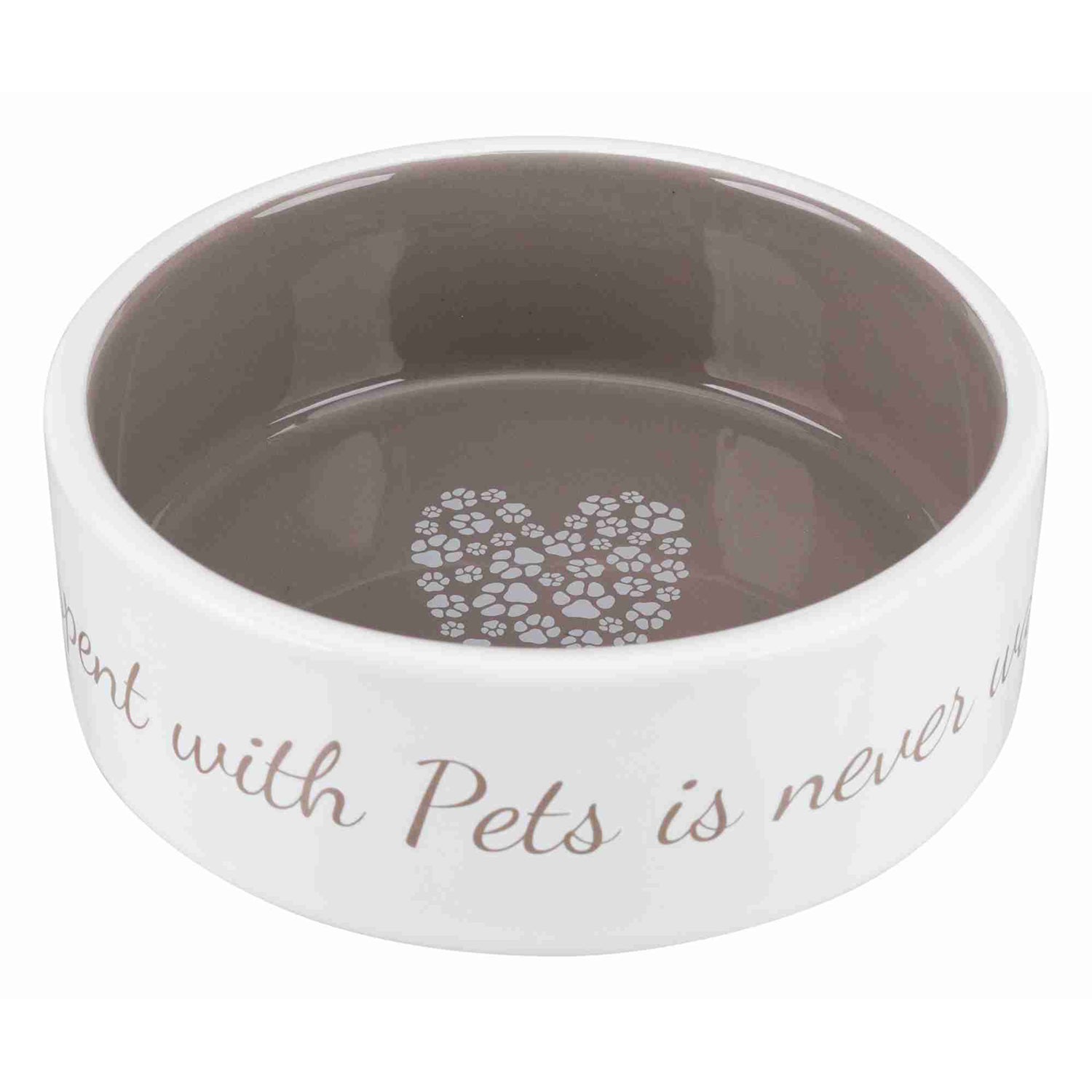 Trixie Comedero Cerámica Pet'S Home - Pack De 2 Unidades