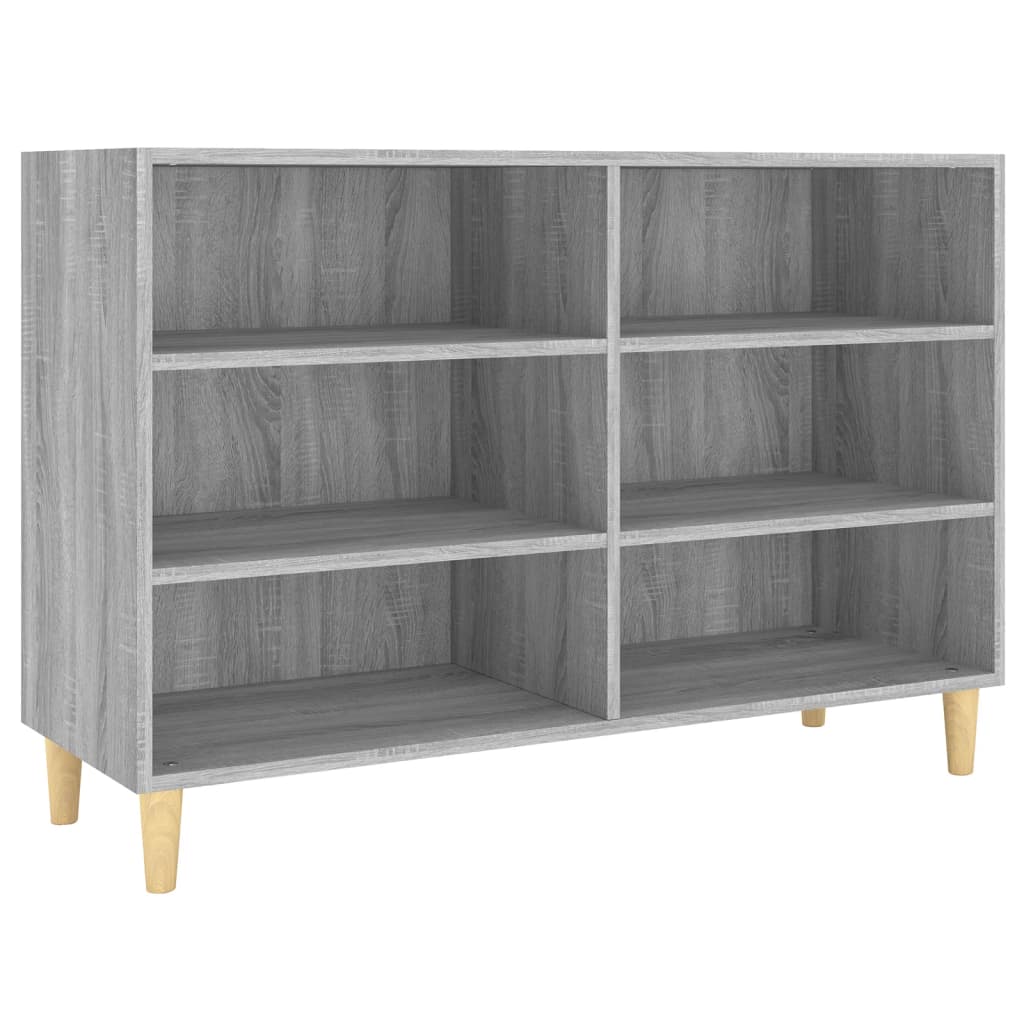 Vidaxl Aparador de Madera Contrachapada 103,5x35x70 Cm - Gris