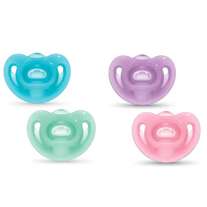 Chupete Nuk Sensitive Silicona 0-6 Meses 2 Uds