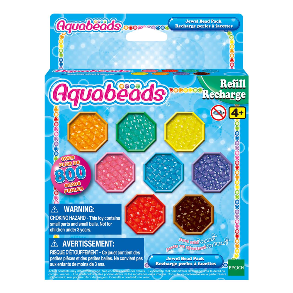 Aquabeads Set de abalorios Joya ¡con más de 800 abalorios! (Epoch 31520)