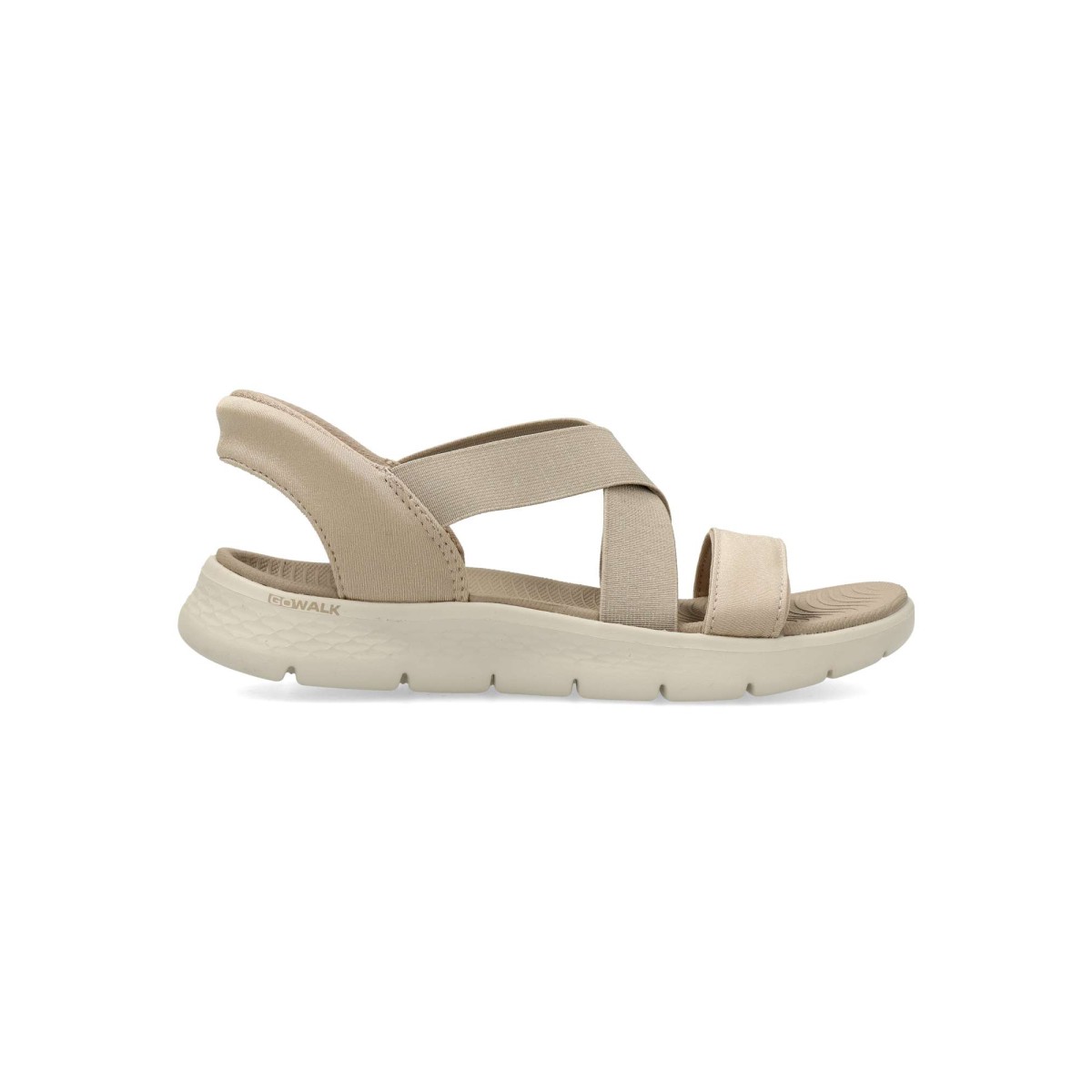 Skechers - Sandalias de mujer GO WALK Flex Sandal Glimmer con plantilla Goga Mat® y amortiguación ULTRA GO® para caminar cómodamente