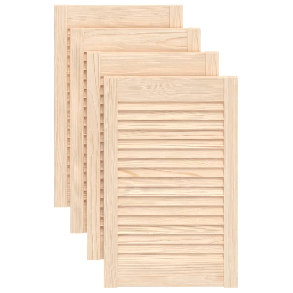 vidaXL 4x Puertas Persiana 61,5x39,4 cm Separador Color Blanco,  Natural, y mas