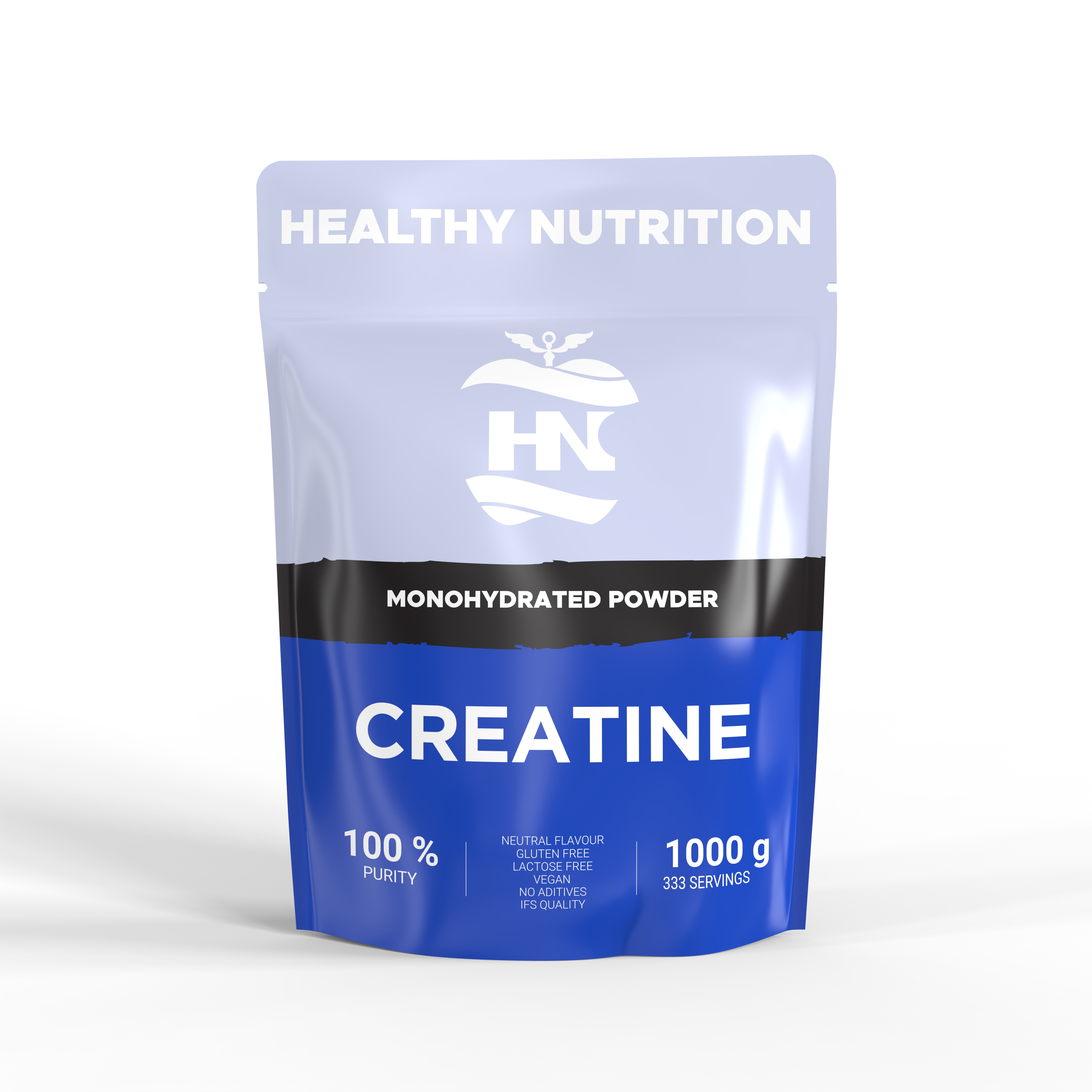 Creatina Monohidrato en Polvo 1000g (333 Porciones) - Creatina Pura sin Sabor - Suplemento Deportivo para Masa Muscular - Sin Aditivos ni Alérgenos