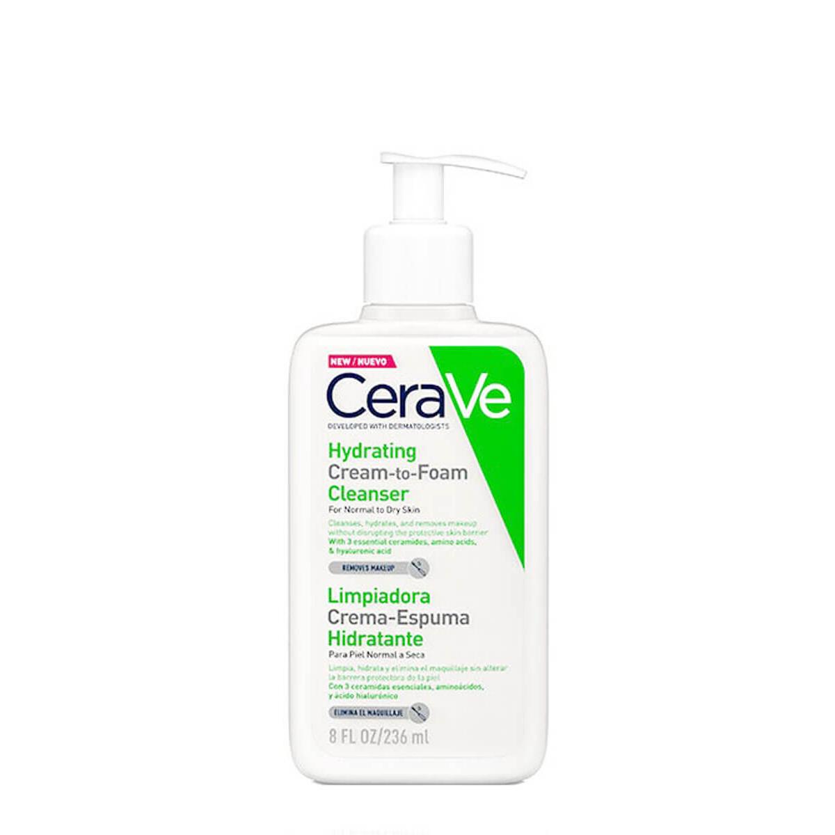 Cerave - Cerave limpiadora crema-espuma hidratante 236 ml