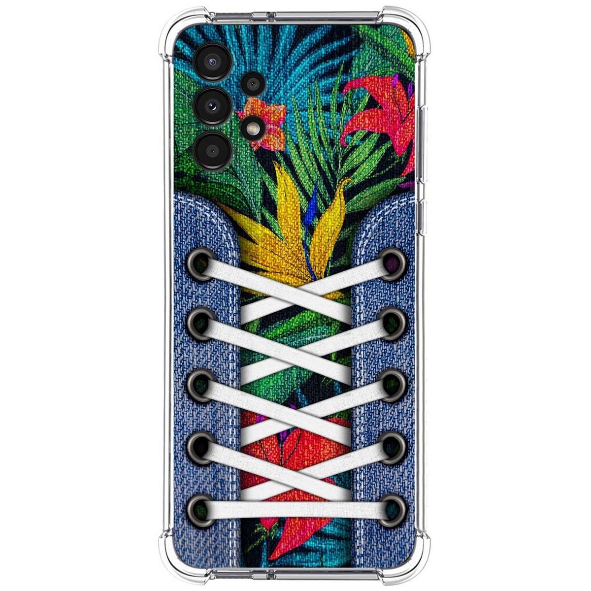 Funda Silicona Antigolpes para Samsung Galaxy A13 4G diseño Zapatillas 12 Dibujos