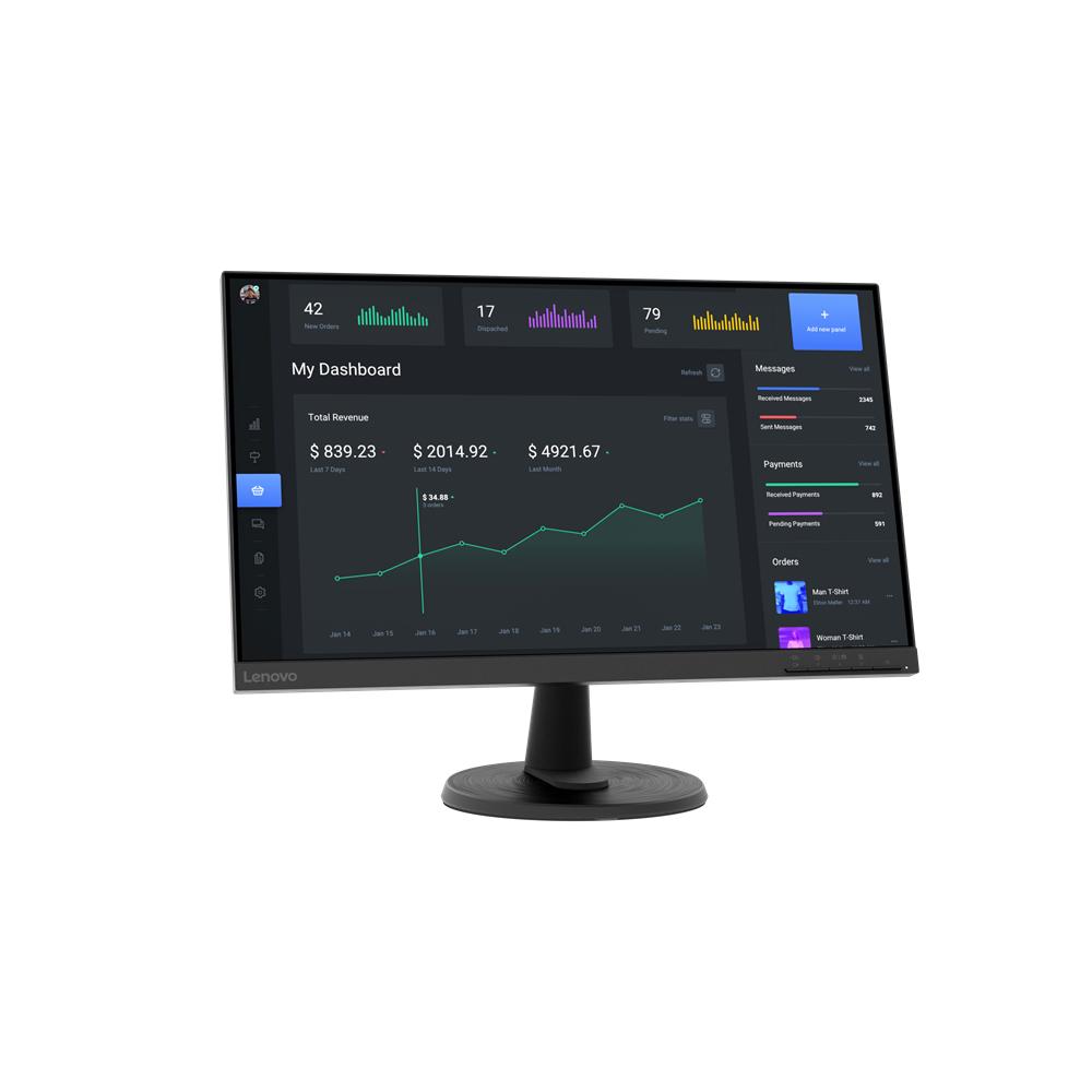 Lenovo D24-40 - 23.8" Full HD - LED - Negro - 75Hz