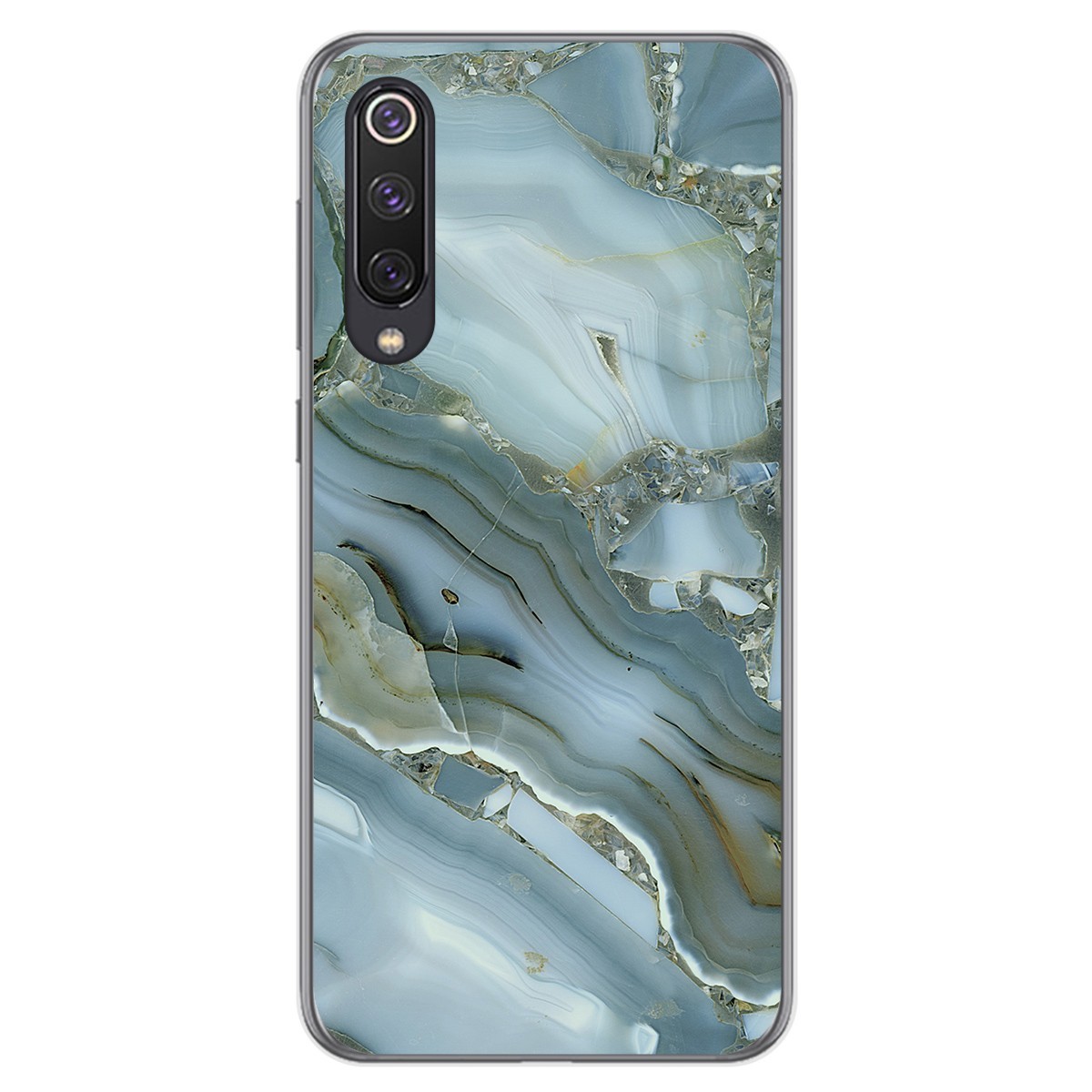 Tumundosmartphone Funda Gel Tpu para Xiaomi Mi 9 SE diseño Mármol 09 Dibujos