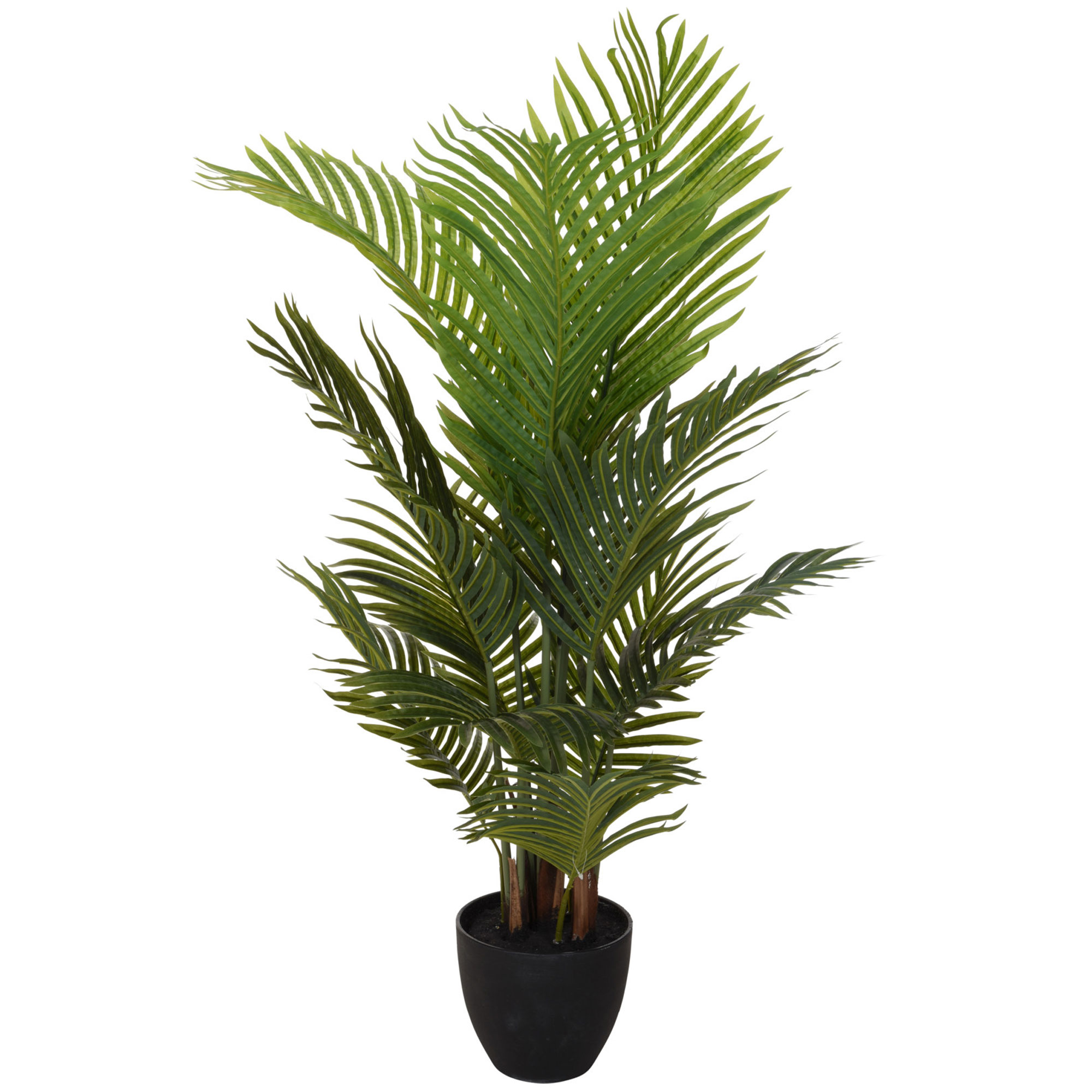 Wellhome - Maceta Artificial con Planta de 94 Cm - Palmera Decorativa de Alta Calidad