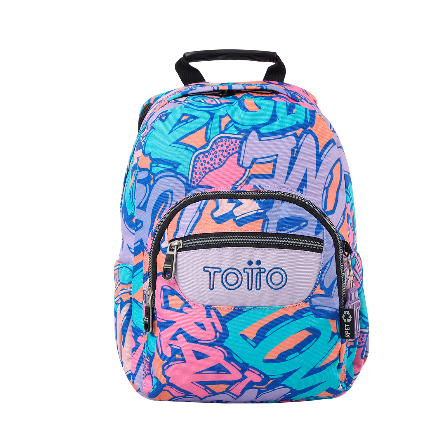 Totto Mochila escolar Tempera Material: Poliéster 27 x36.5 x12 cm