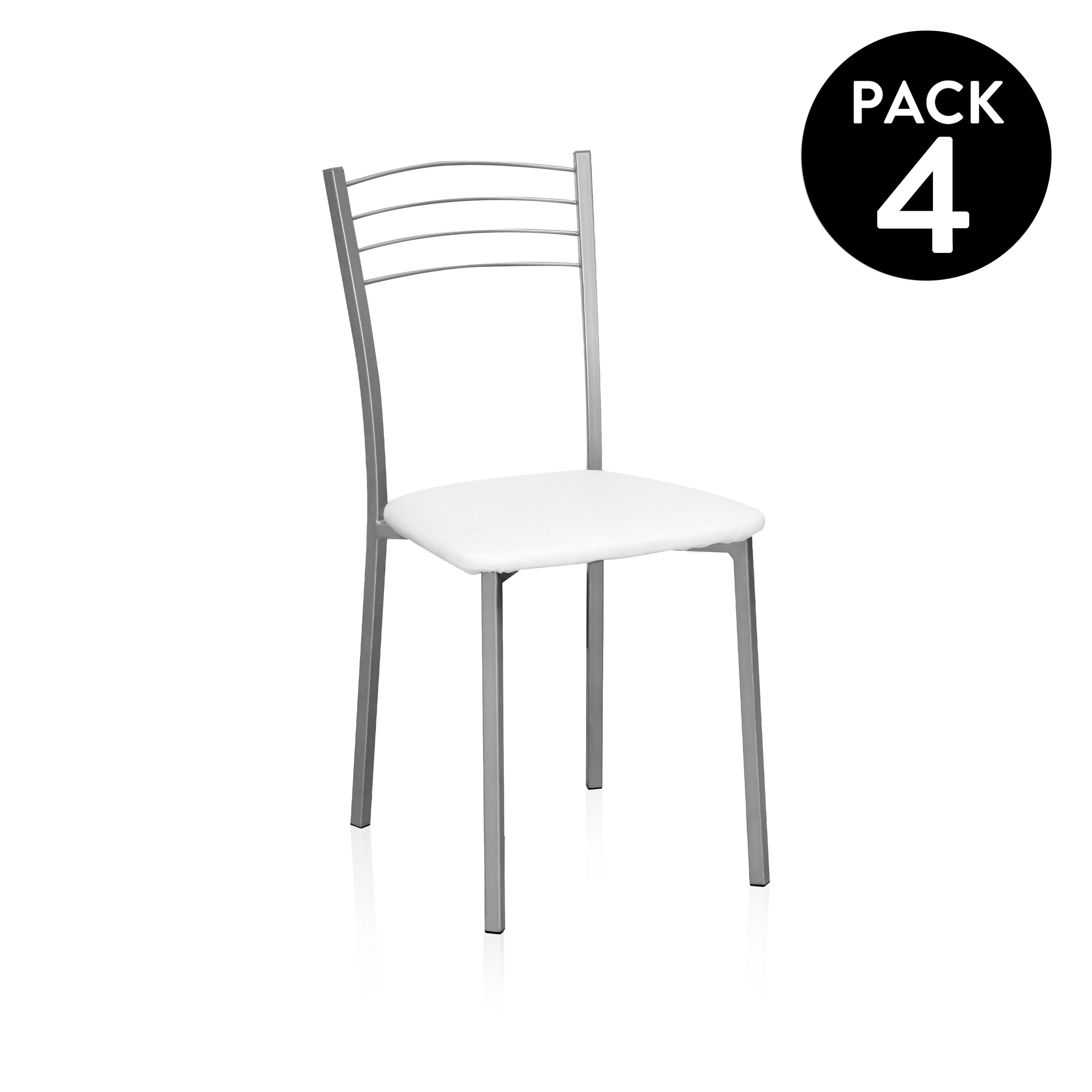 Pack 4 sillas de cocina Chef