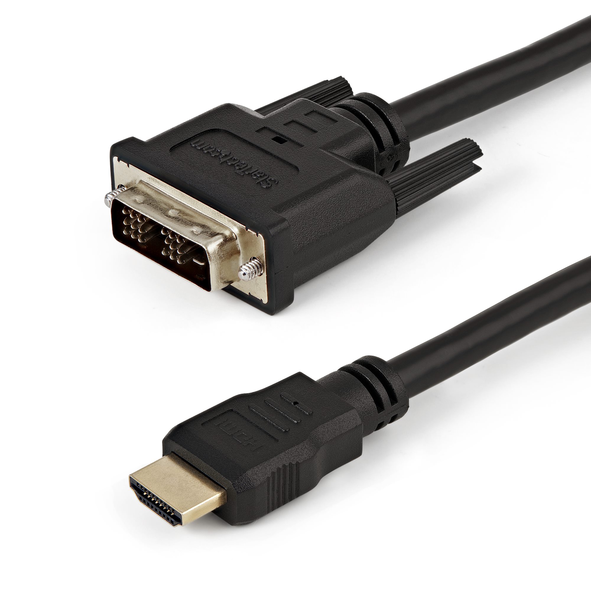 CABLEPELADO Cable DVI a HDMI | DVI-D Macho Single-Link 18+1 Pin > Conector HDMI Macho Tipo A | No es bidireccional | Apto para transmitir señales de Video Digital de DVI a HDMI | Negro | 3 Metros