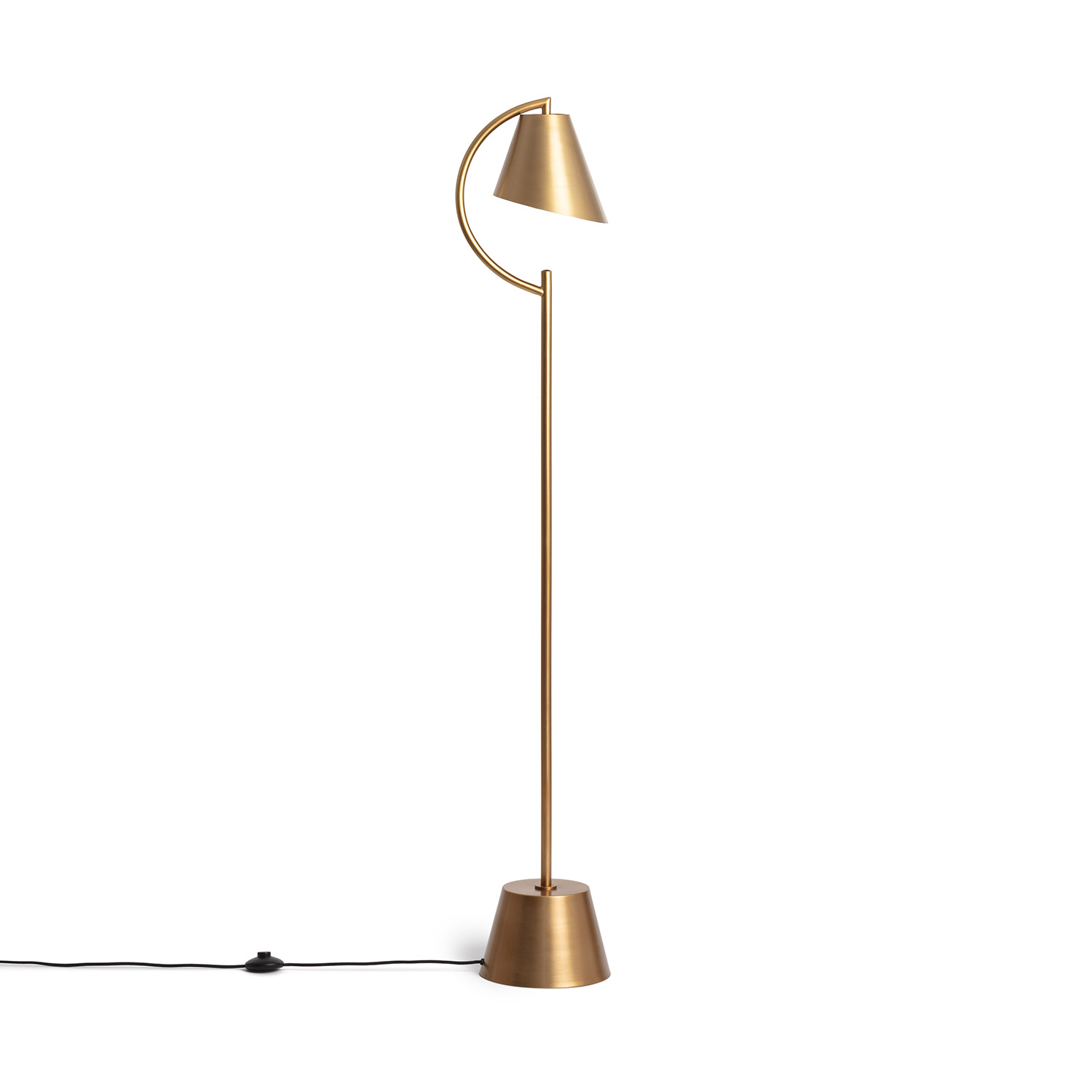 Ledkia Lámpara de Pie Metal Edern Dorado
