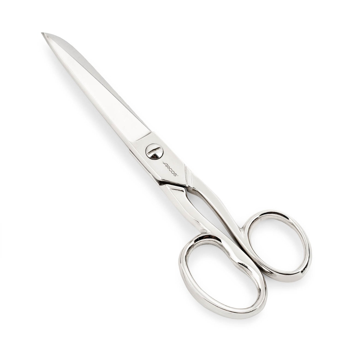 Arcos Tijeras de Modista de Acero Forjado 178 mm - Uso Profesional y Doméstico - Niqueladas en Plata - Serie Style