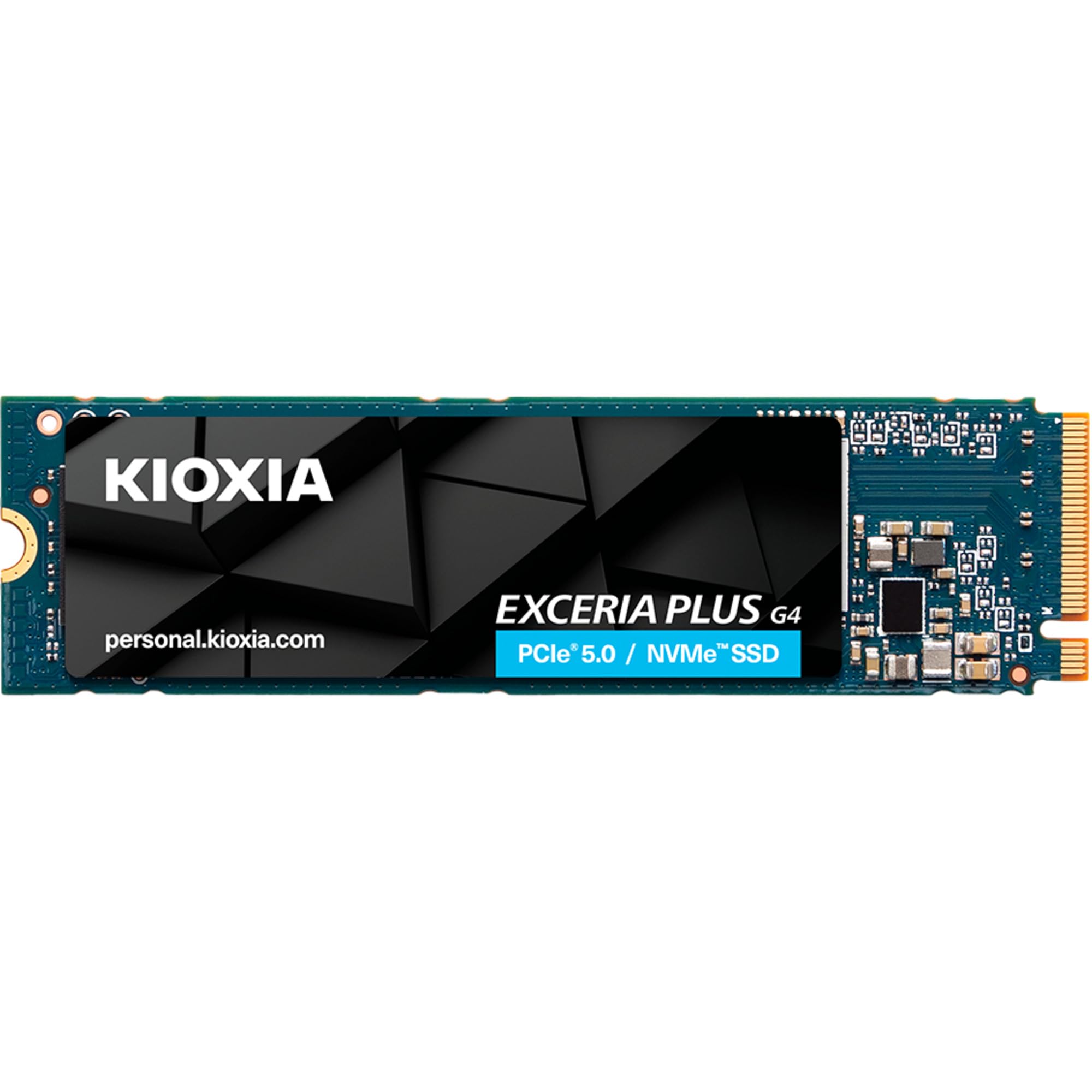 EXCERIA Plus G4 de KIOXIA - SSD M.2 2280 NVMe de 2 TB – PCIe 5.0, hasta 10 000/8200 MB/s de Lectura/Escritura – Unidad Interna de Alta Velocidad para Ordenadores portátiles y de sobremesa