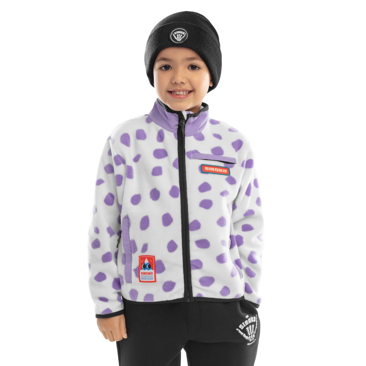 Siroko - Chaqueta Polar Cremallera Snow & Skii para Niño_