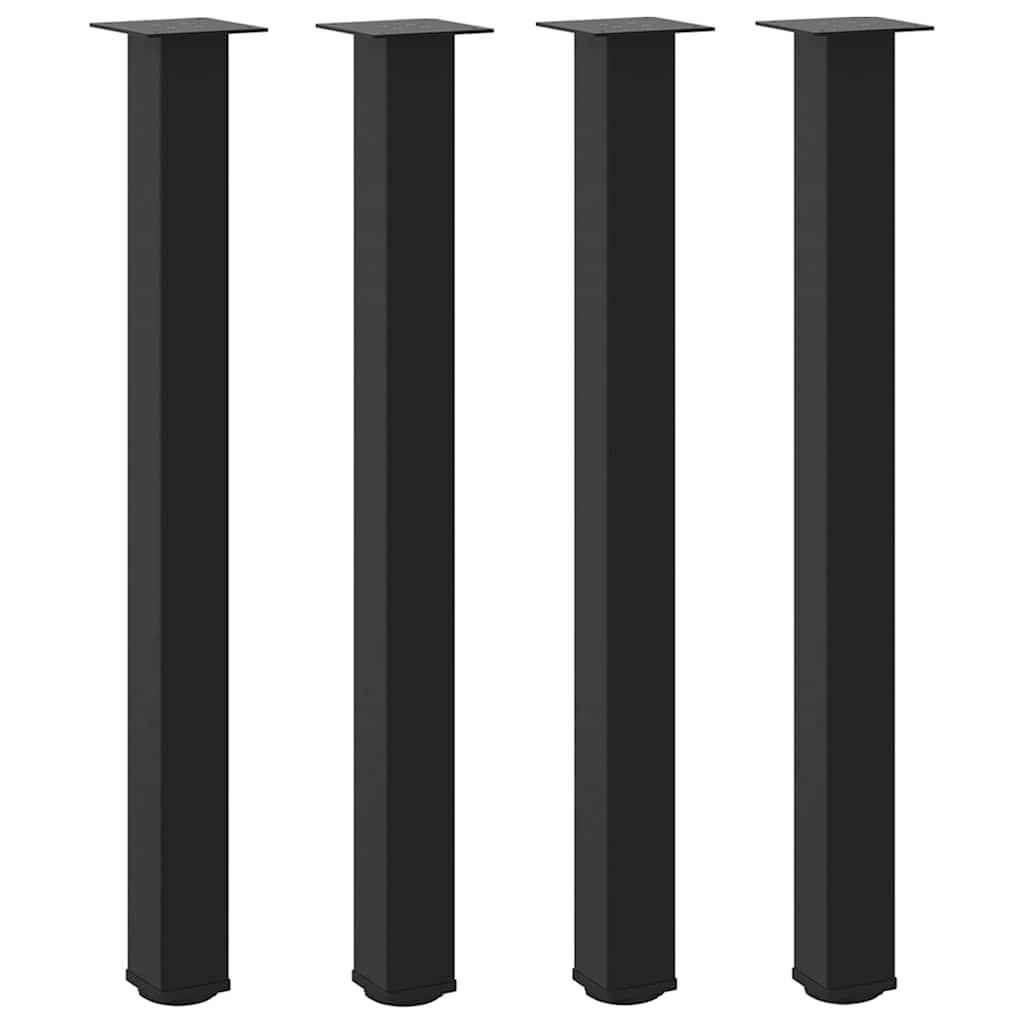 vidaXL Patas para mesa de bar (4 unidades) 90-92 cm, acero