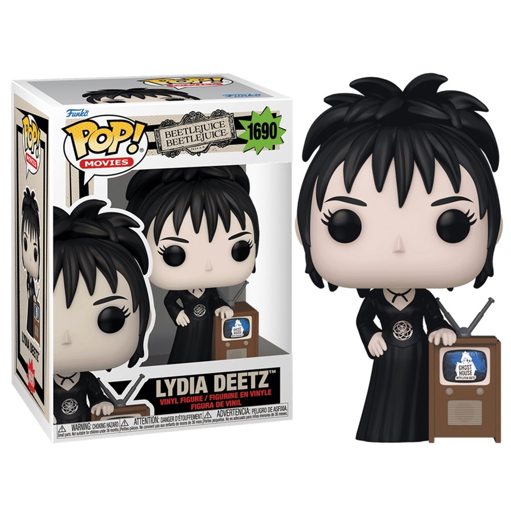 FUNKO POP! BITELCHUS BITELCHUS – LYDIA DEETZ CON TELEVISIÓN, 82654, Nº1690, PRODUCTO CON LICENCIA OFICIAL