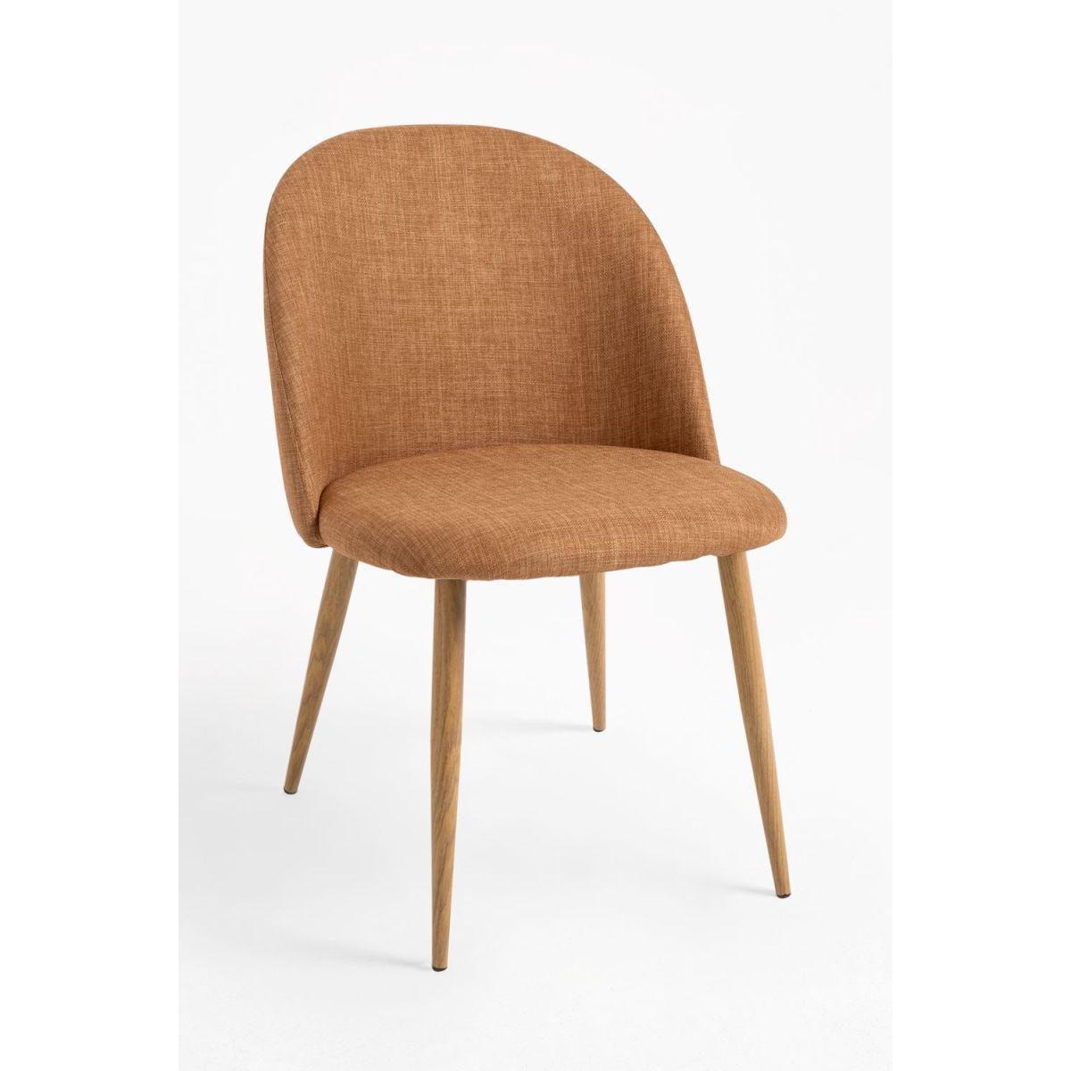 Regalos Miguel - Sillas Comedor - Silla Vint Tela - Marrón arena