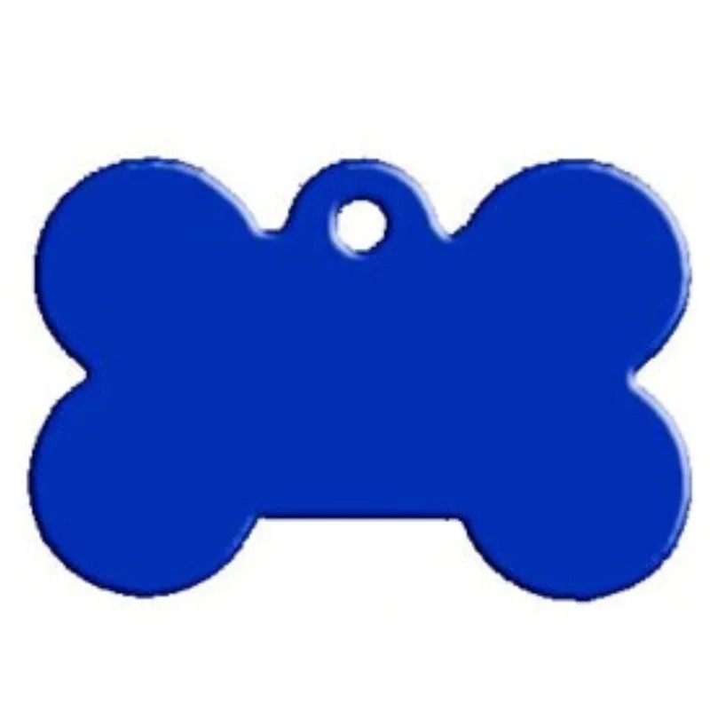Chapa Identificación Personalizada para Perros y Gatos en Forma de Hueso