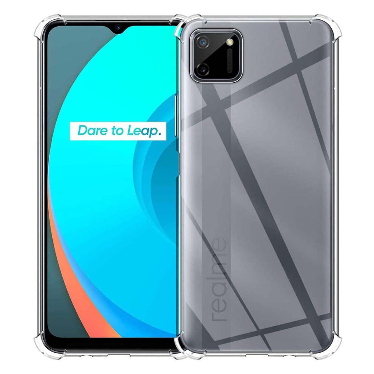 Tumundosmartphone Funda Gel Tpu Anti-Shock Transparente para Realme C11