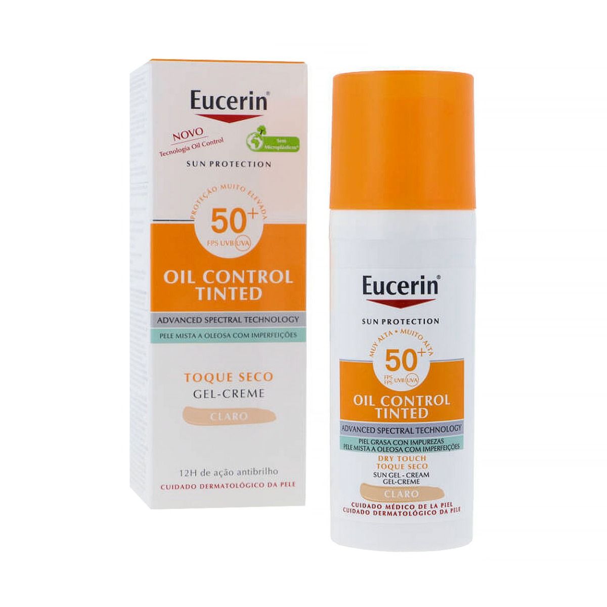 EUCERIN SUN PROTECTION SPF 50+ OIL CONTROL TINTED  1 TUBO 50