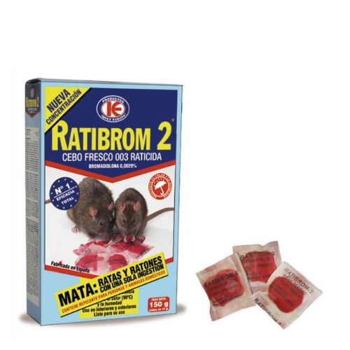 Cebo Fresco RAT-END Raticida para Ratas y Ratones