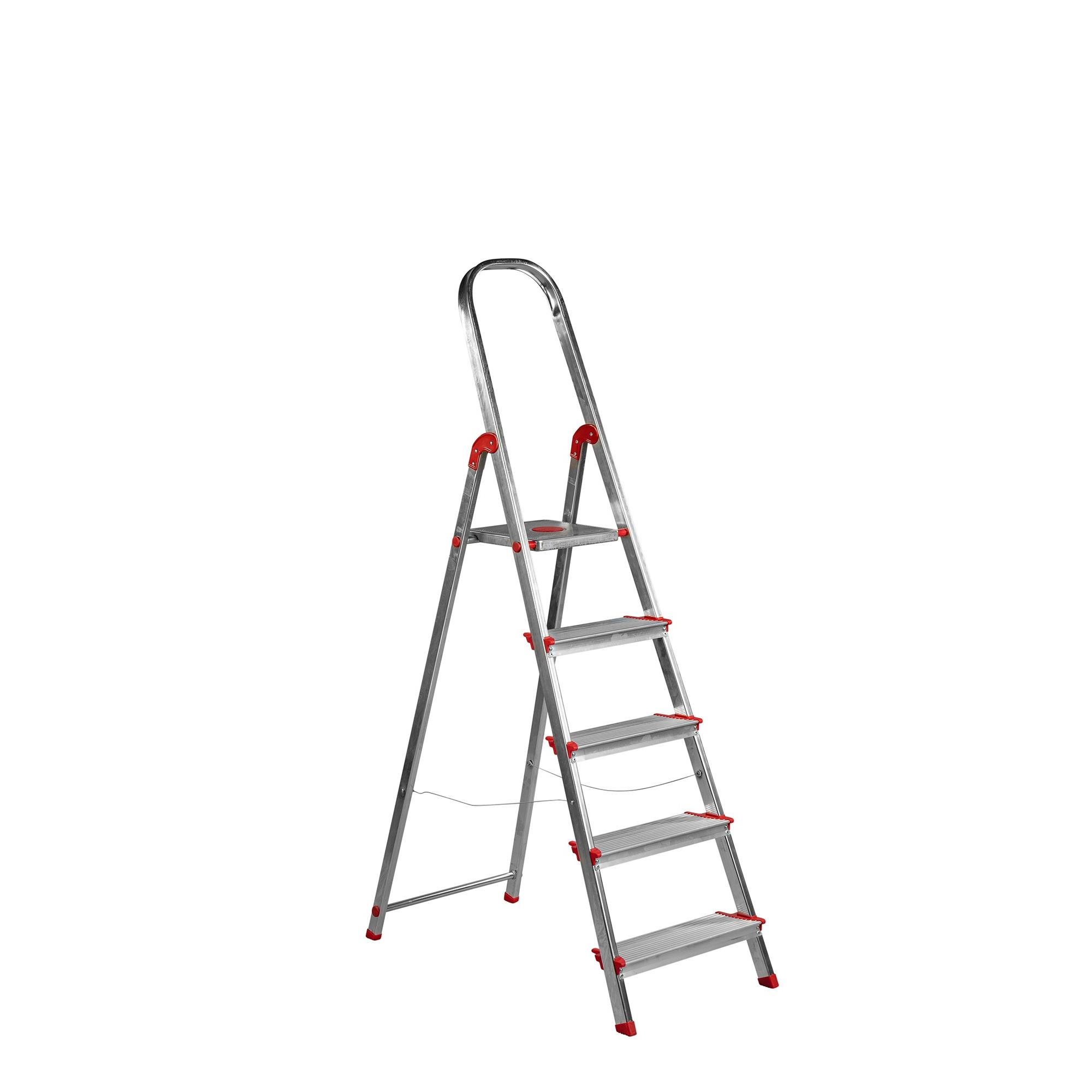 Escalera Aluminio Rolser Norma 220 5 Peldanos Anchos