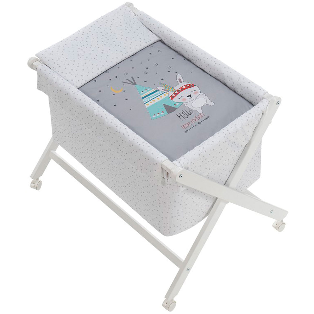 Minicuna Tijera Tipi Oso Gris
