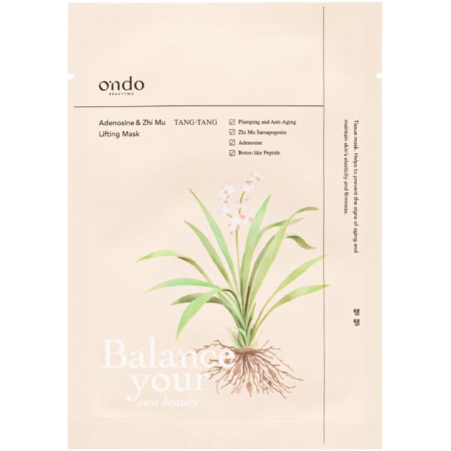 Ondo Beauty 36.5 - ADENOSINE & ZHI MU LIFTING MASK TANG-TANG (25g) – Mascarilla lifting para firmeza y elasticidad