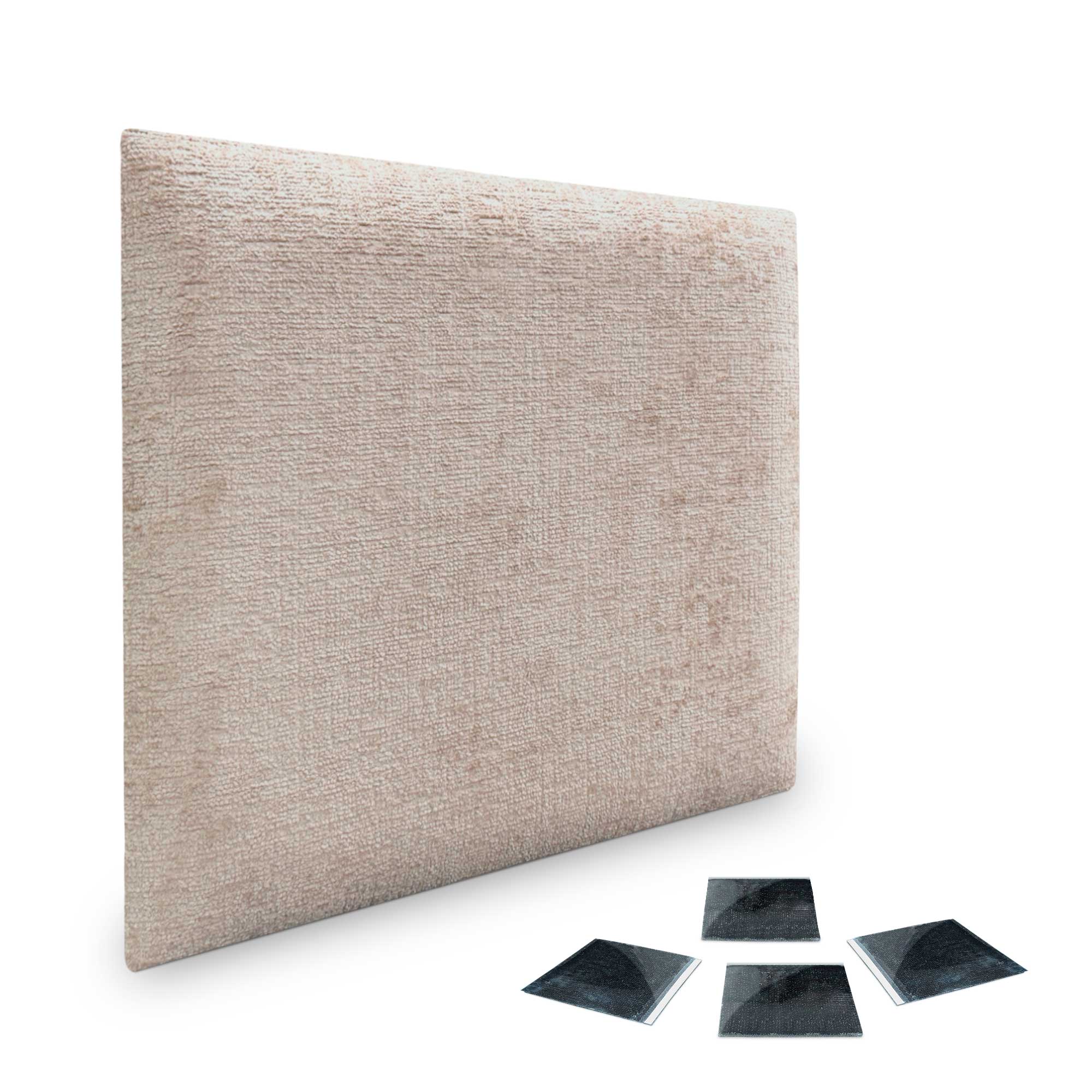 DHOME Juego de Paneles Tapizados de Lana Ecológica Pack Autoadhesivos para Pared Acústicos Absorbentes Protección