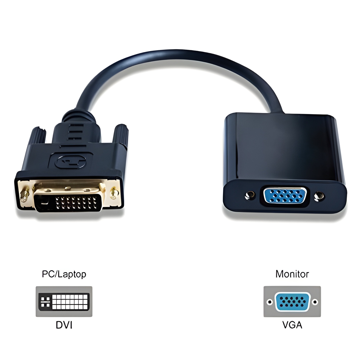 Microconnect Adaptador DVI-D a VGA de Alta Calidad para Múltiples Dispositivos