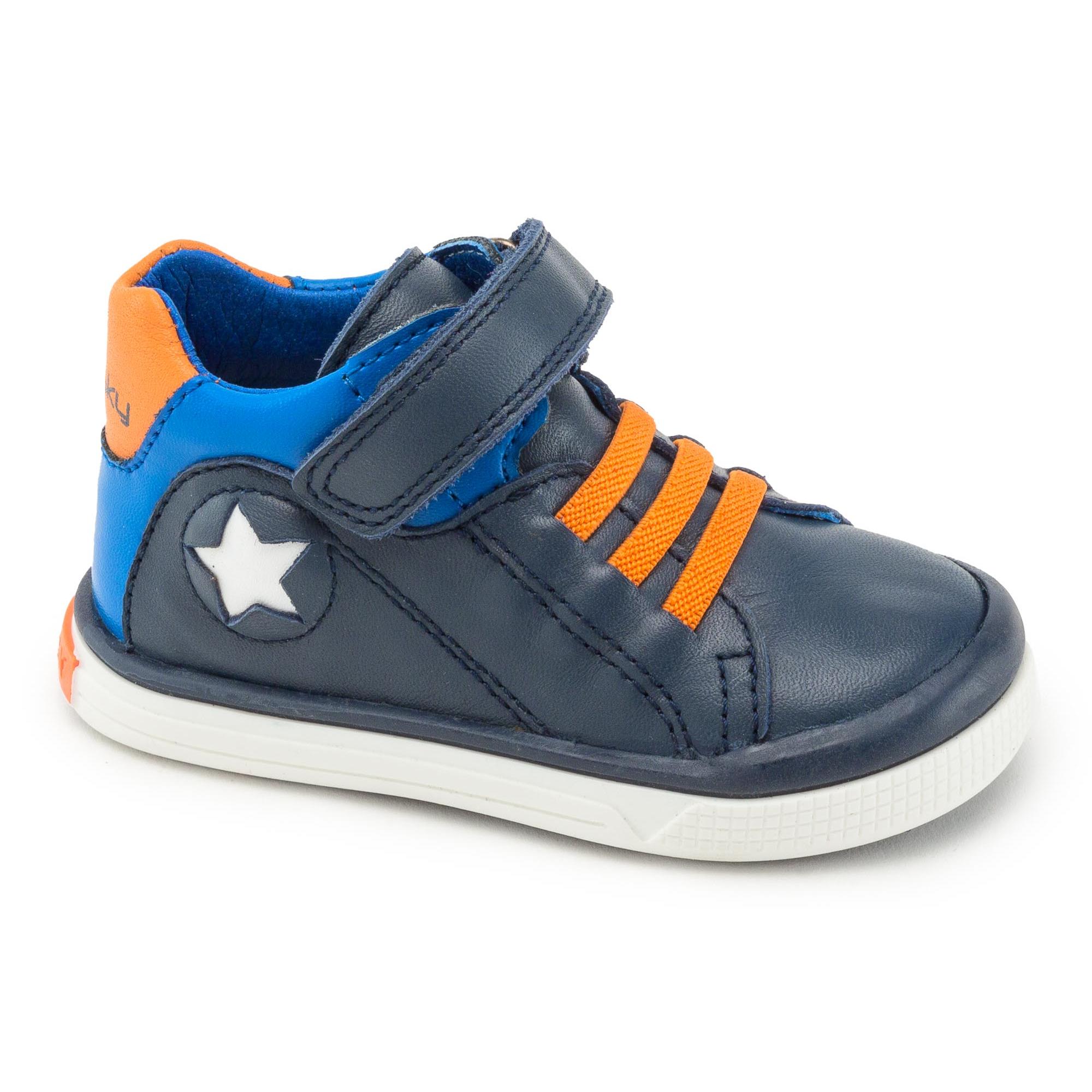 Pablosky Botitas Bebé Niño De Piel Marino 022120 Talla 7