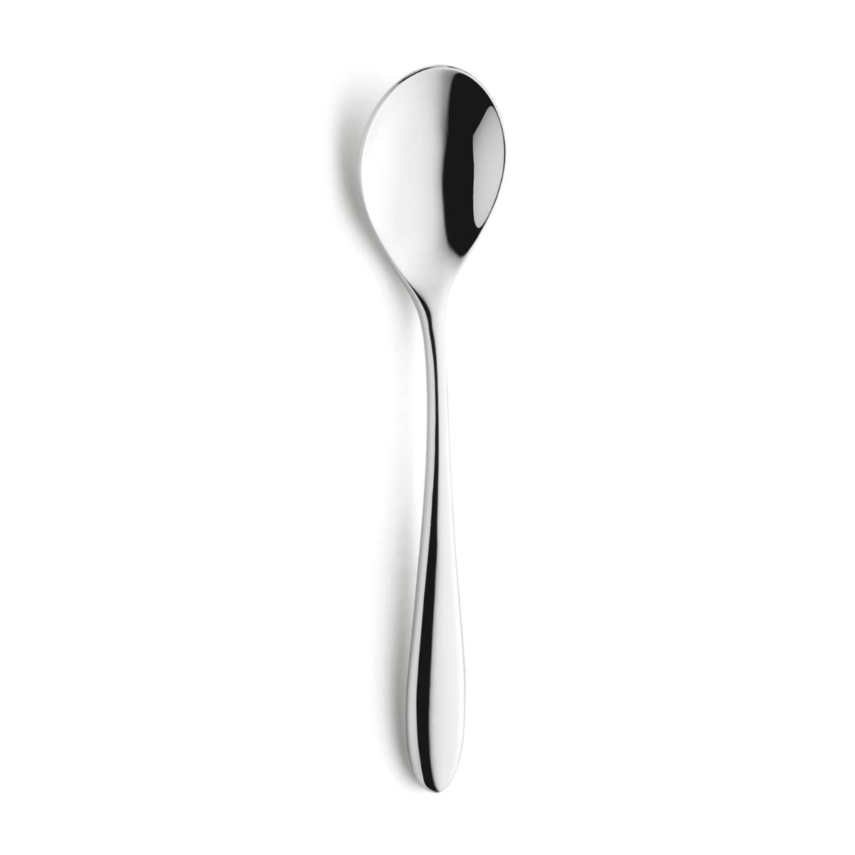 AMEFA CUBA Caja 12 Cucharas Café Acero Inox 14,2CM-2,5MM Acero Brillo Fácil de limpiar Ecológico