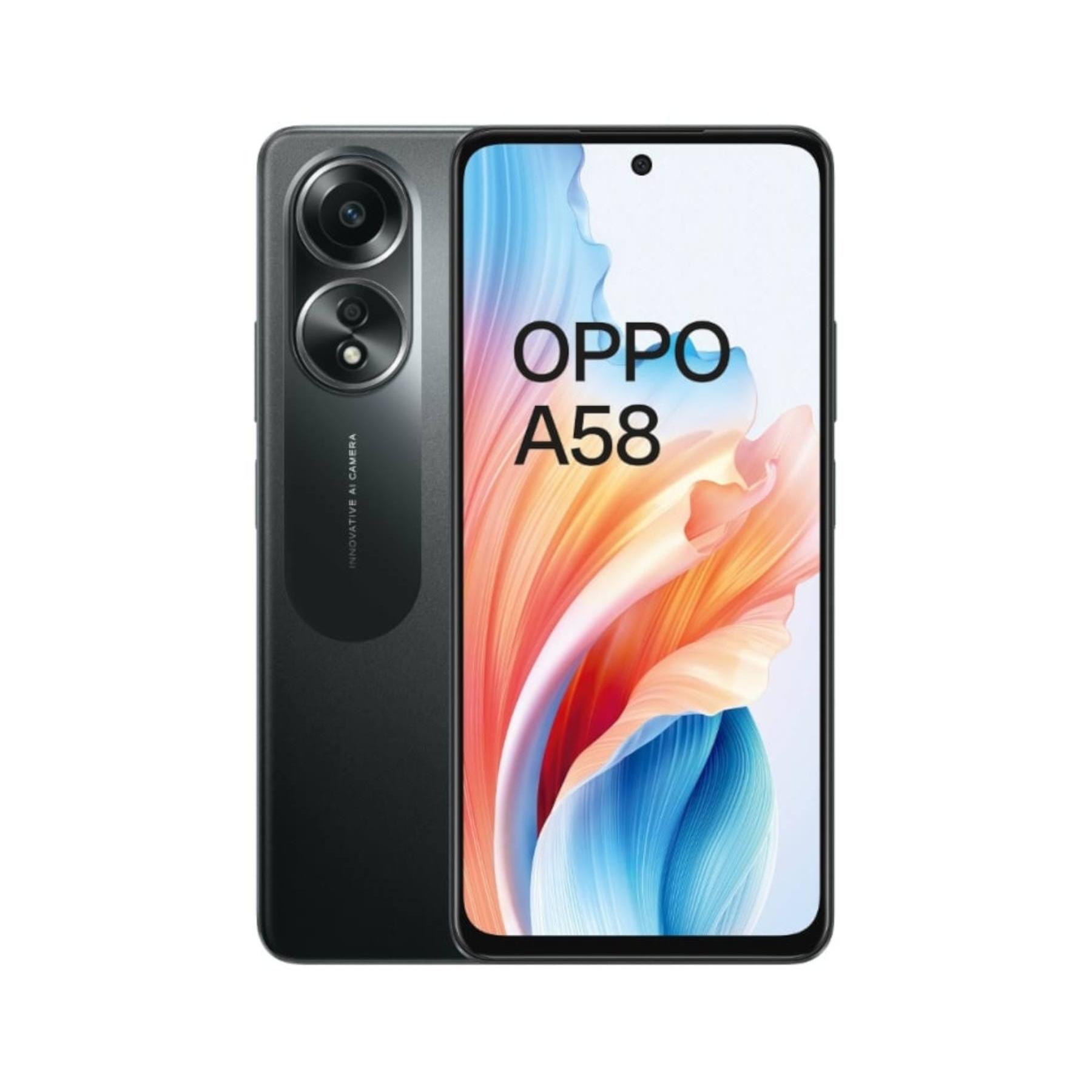 Oppo - OPPO A58 Glowing Black / 6+128GB /  6.72" Full HD+