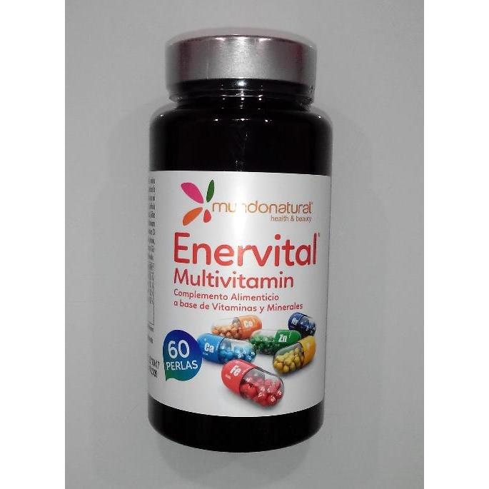 Mundo Natural Enervital Multivitamin 60 Capsulas - Completo Multivitamínico para la Salud de la Mujer