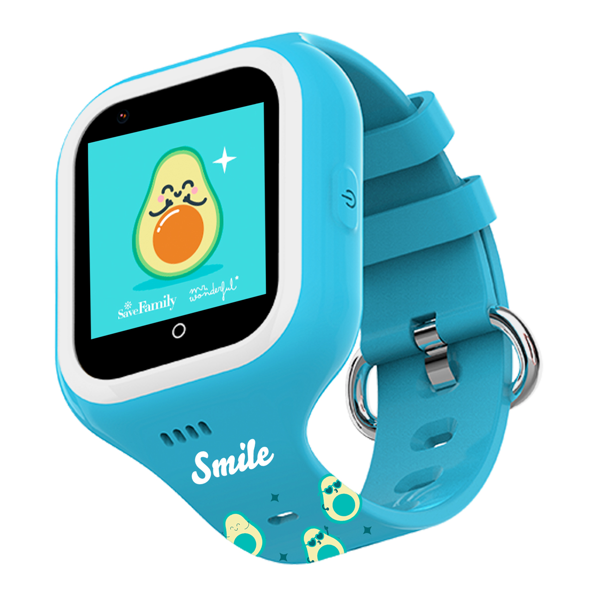 SaveFamily Iconic Plus Ed. Mr. Wonderful con Correas customizadas. Reloj Inteligente niño Videollamada, Música, Identifica Llamadas, Video, Bluetooth, App Store, Whatsapp & Stickers Divertidos