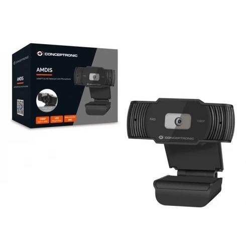 Web Cam CONCEPTRONIC 2CONAMDIS04B  | Micrófono incorporado, Negro