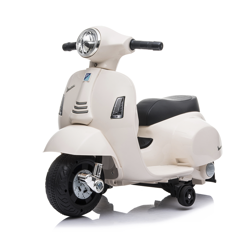 Devessport - Mini Moto Vespa Eléctrica – 6v Blanco