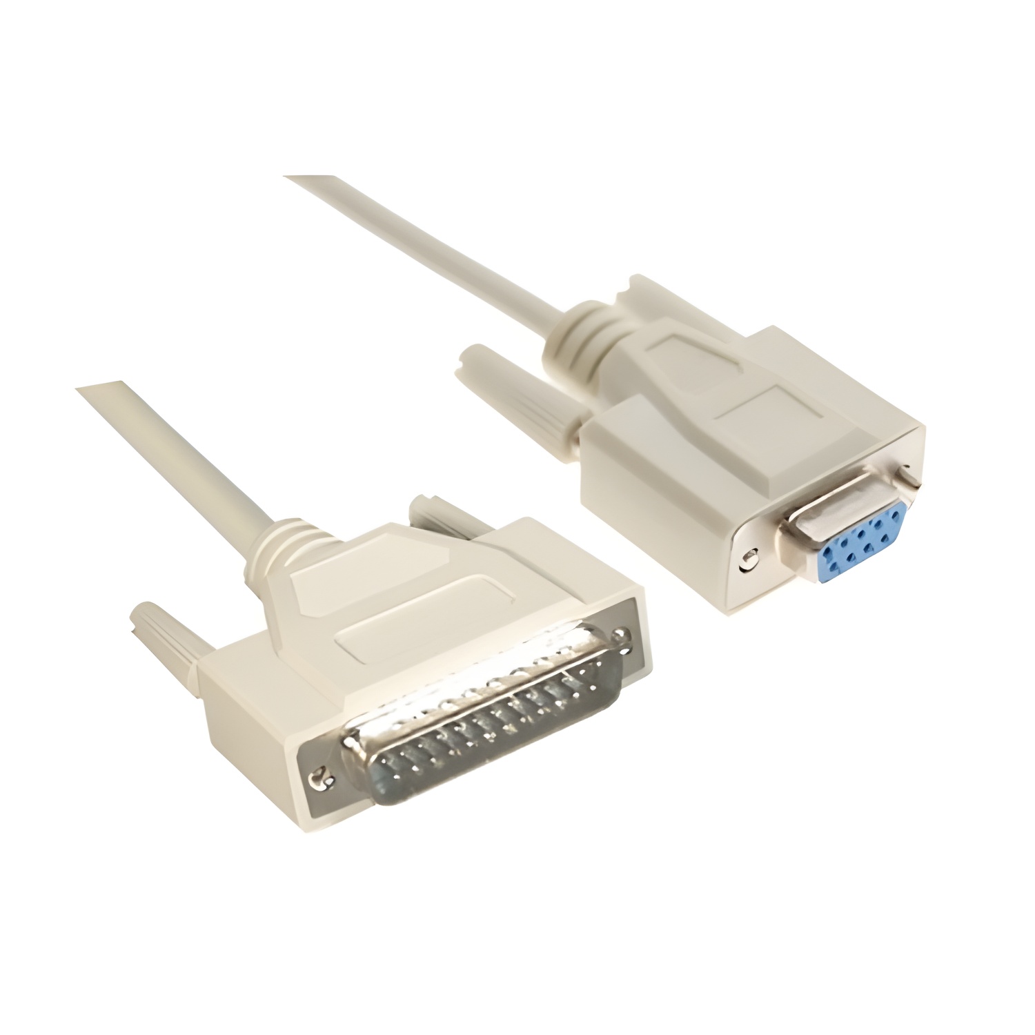 Nanocable - cable null modem db9 hembra a db25 macho 1.8m