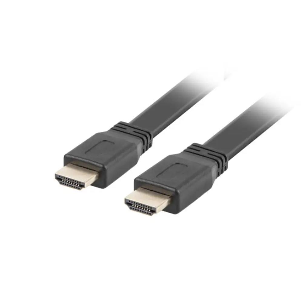 Lanberg Cable HDMI 2.0 4K Plano Macho/Macho 1.8m Negro