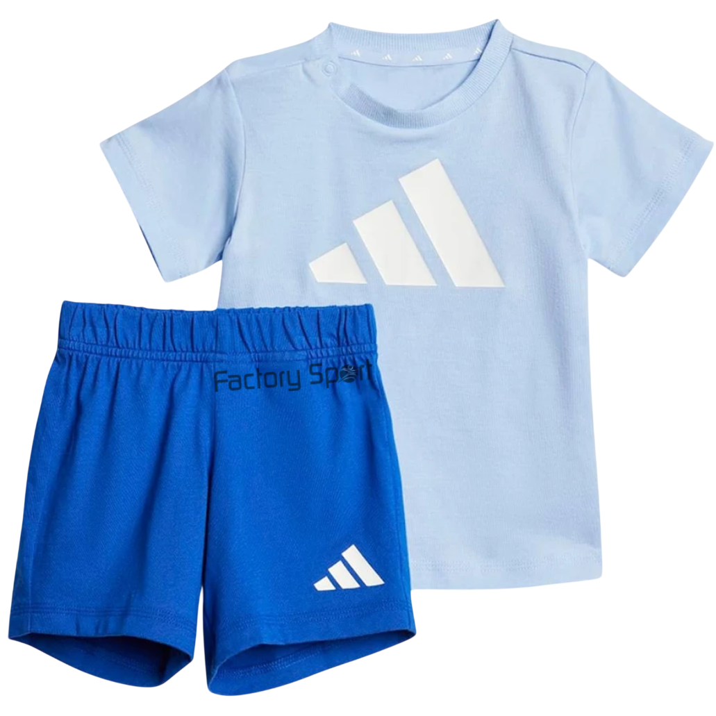 ADIDAS I BL T SET 160 CONJUNTO CELESTE/AZUL/BLANCO PARA BB