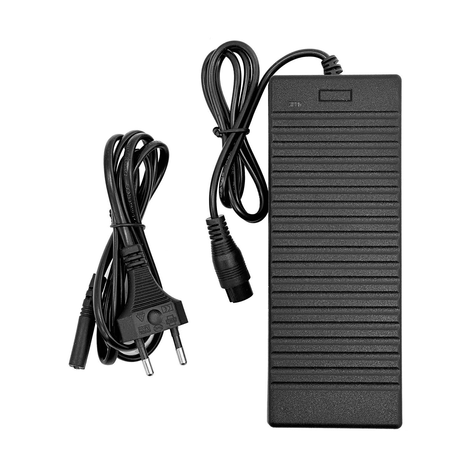 Zwheel - Cargador para patinete eléctrico 54.6V 2A GX16 compatible con Zwheel ZRINO y ZCougar, ideal para recarga segura y eficiente en exteriores y uso diario