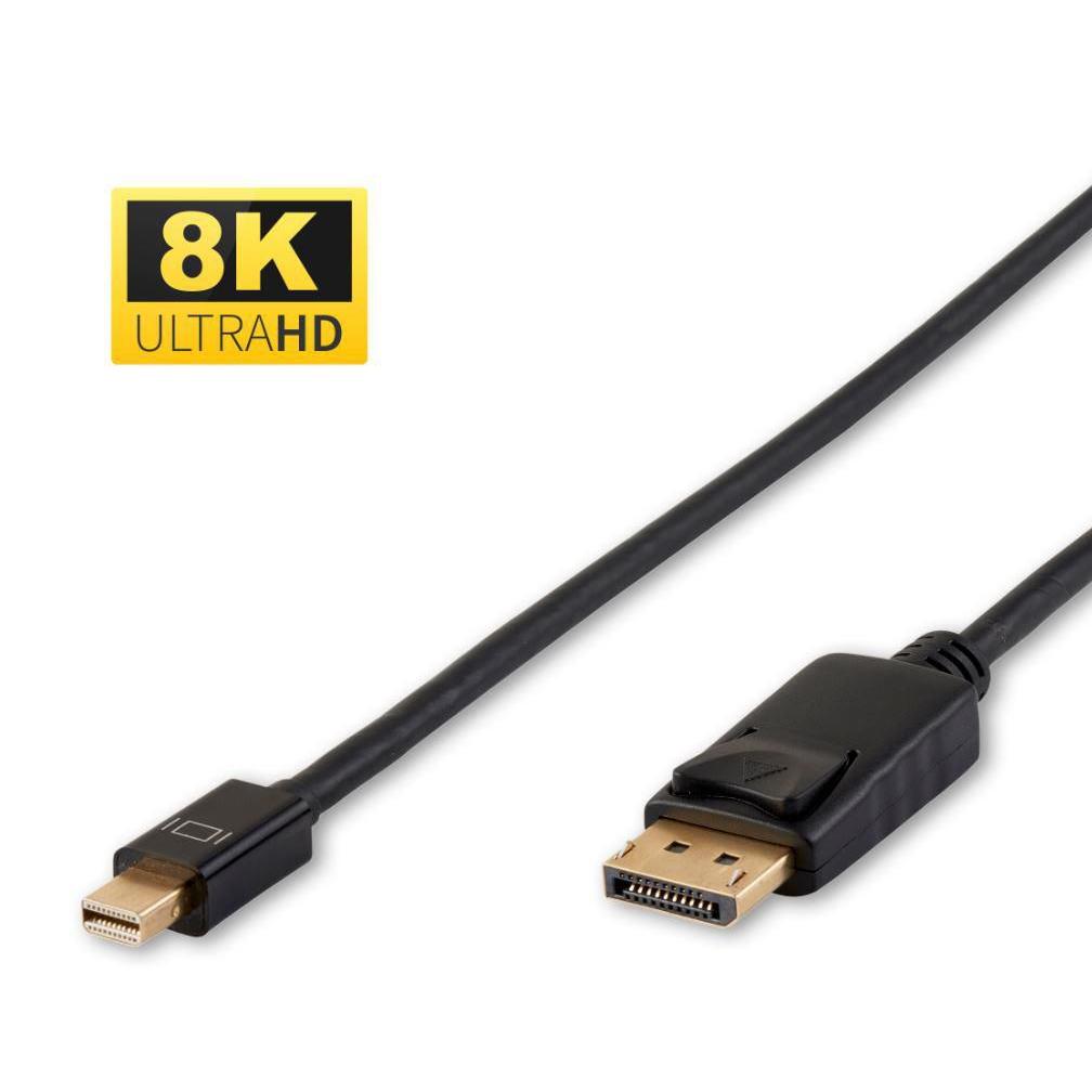Microconnect Cable Mini Displayport 8K para Ordenador - Alta Resolución