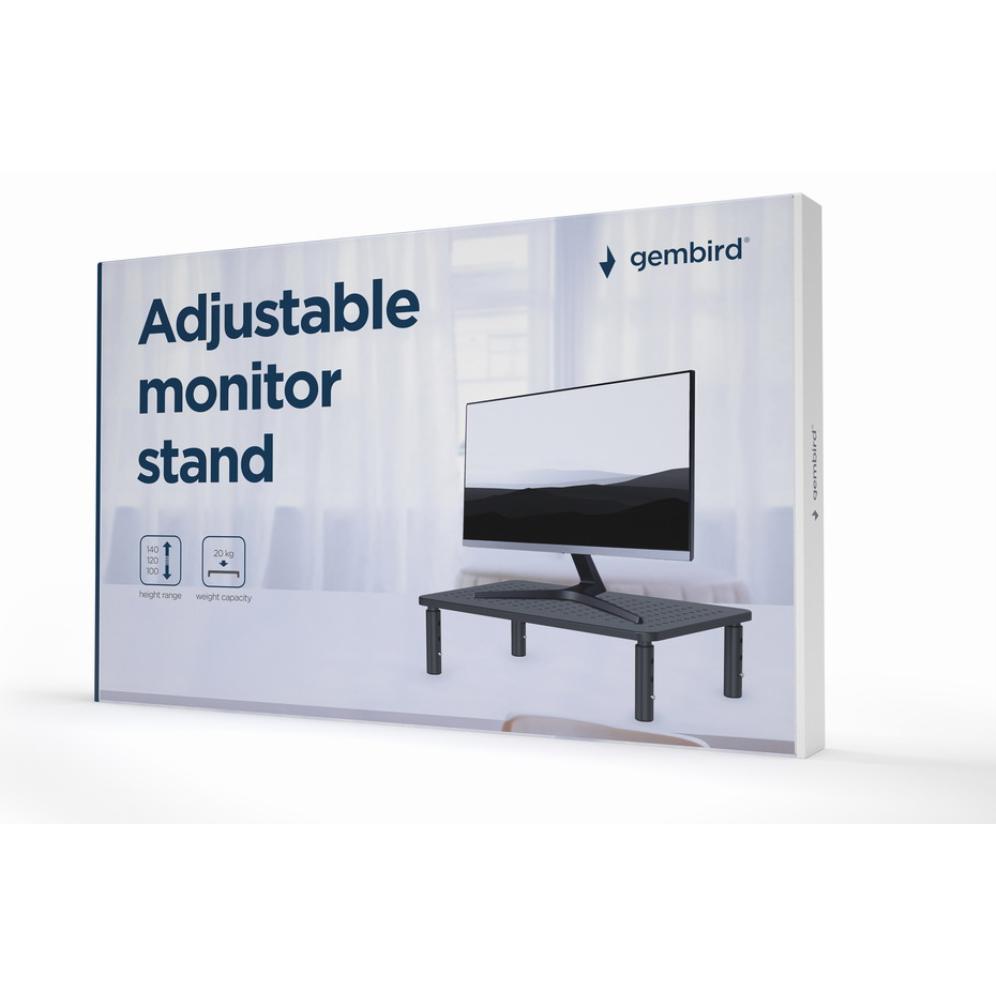 Gembird Ms-table-01 Soporte de Escritorio para Monitor Negro