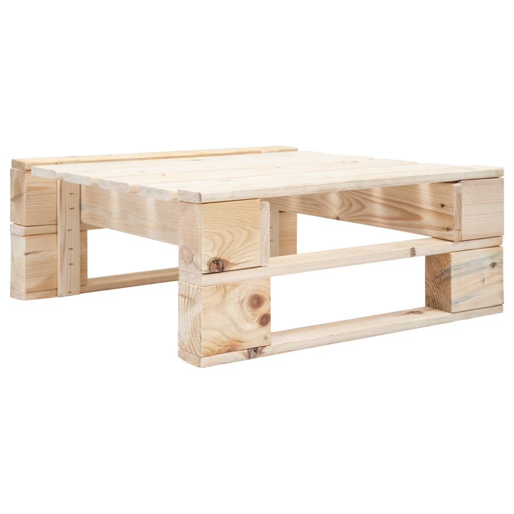 vidaXL Otomana de palés para jardín madera en color Blanco/Marrón/Negro y más