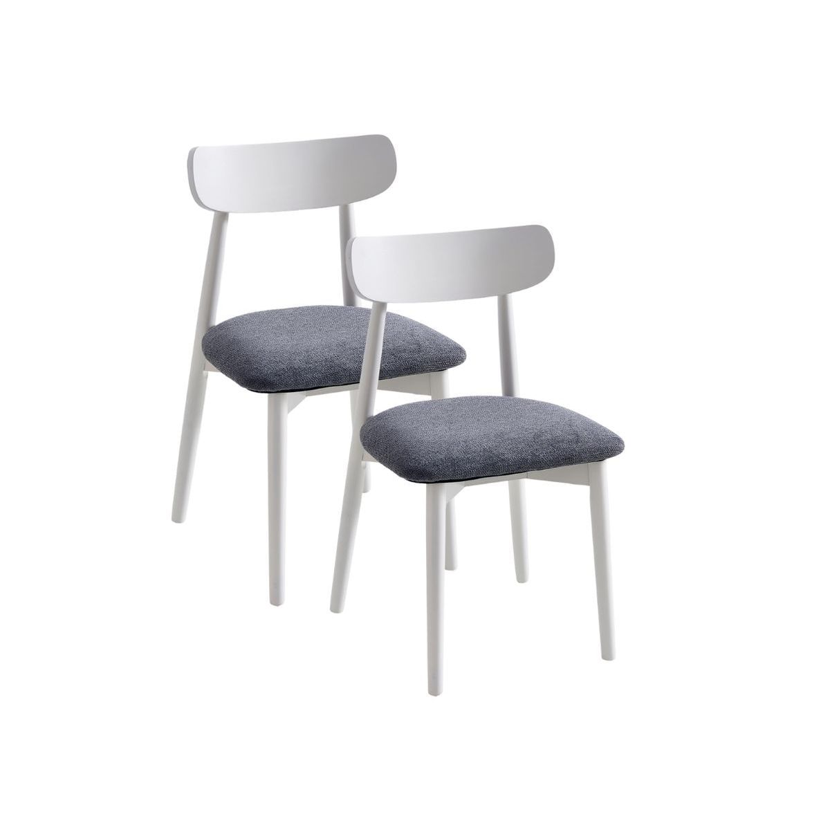 Pack de 2 sillas Shia asiento acolchado 83x49x42 cm Adec