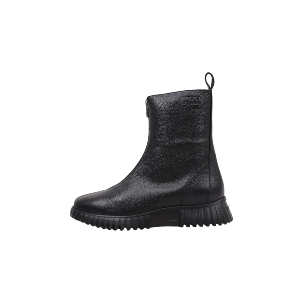 Wonders A-4403 Botas Planas Mujer Negro