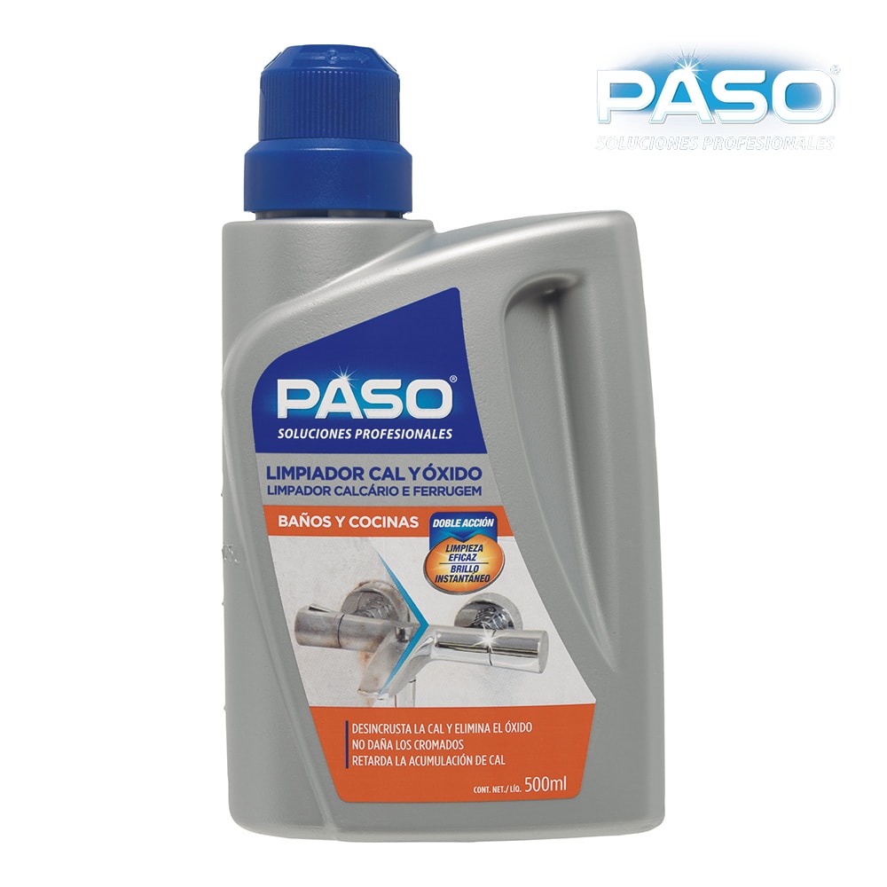 Paso Limpiador de Cal y Óxido 500ml - Limpieza Profunda